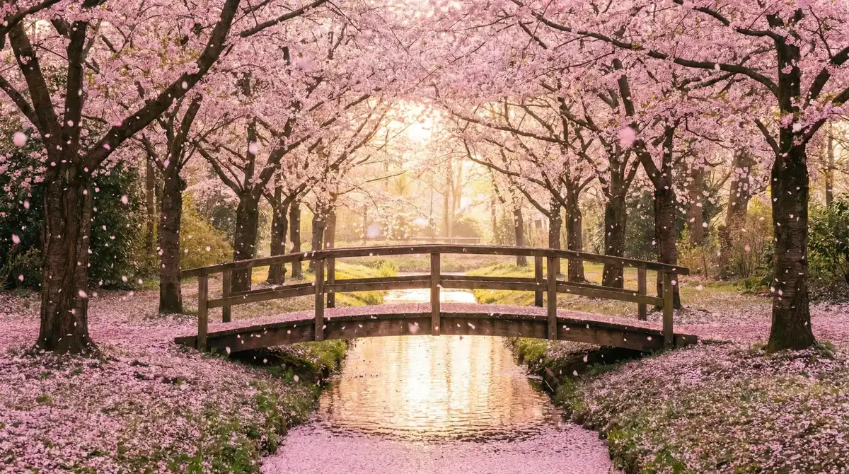 樱花桥畔 - 我心灿烂全集在线观看 唯美风景